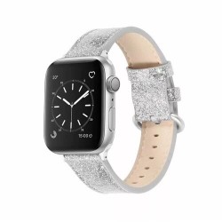 Ремінець Apple watch 42/44mm Glitter /silver/
