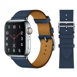 Ремінець Apple watch 42/44mm Hermès New Leather /midnight blue/