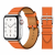 Ремінець Apple watch 42/44mm Hermès New Leather /orange/