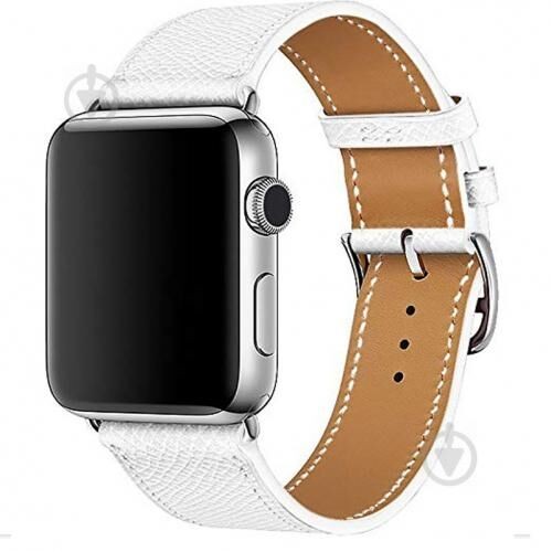 Ремінець Apple watch 42/44mm Hermès New Leather /white/