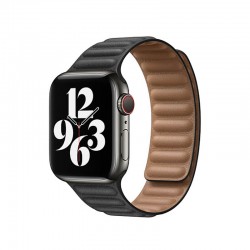 Ремінець Apple watch 42/44mm Leather Link /black/