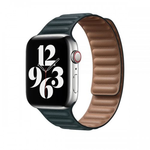 Ремінець Apple watch 42/44mm Leather Link /forest green/