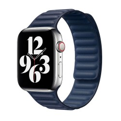 Ремінець Apple watch 42/44mm Leather Link /midnight blue/