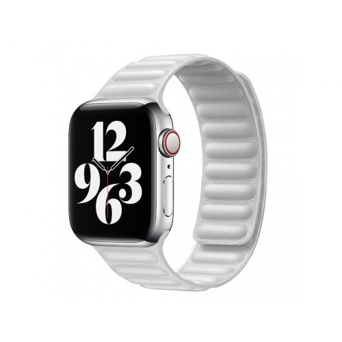 Ремінець Apple watch 42/44mm Leather Link /white/