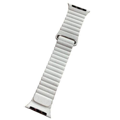Ремінець Apple watch 42/44mm Leather Loop good /white/