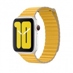 Ремінець Apple watch 42/44mm Leather Loop /yellow/