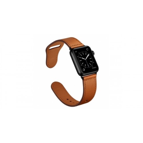 Ремінець Apple watch 42/44mm Leather rivet clasp /saddle brown/
