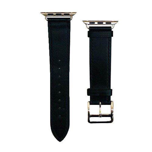 Ремінець Apple watch 42/44mm Leather Сlassic /black/