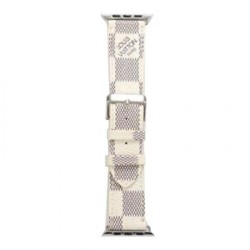 Ремінець Apple watch 42/44mm Louis Vuitton Canvas /cream/