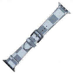 Ремінець Apple watch 42/44mm Louis Vuitton Canvas /white/