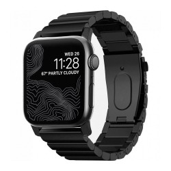 Ремінець Apple watch 42/44mm Metall new steel /black/