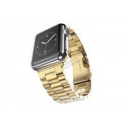 Ремінець Apple watch 42/44mm Metall new steel /gold/