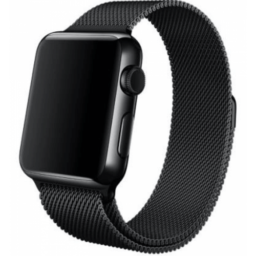 Ремінець Apple watch 42/44mm Milanese Loop /black/