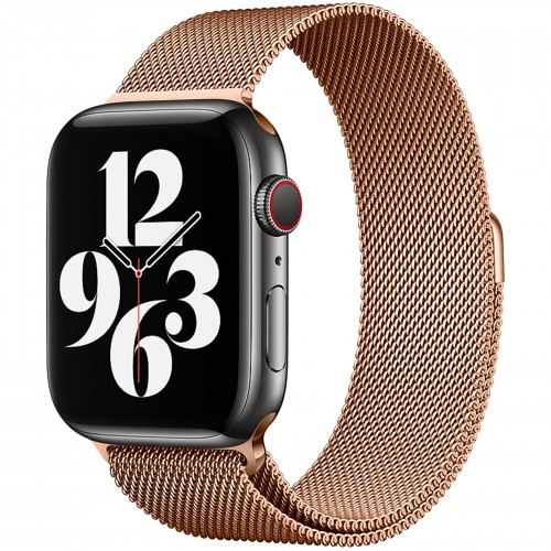 Ремінець Apple watch 42/44mm Milanese Loop /golden/