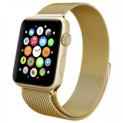 Ремінець Apple watch 42/44mm Milanese Loop /light gold/