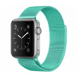 Ремінець Apple watch 42/44mm Milanese Loop /marine green/