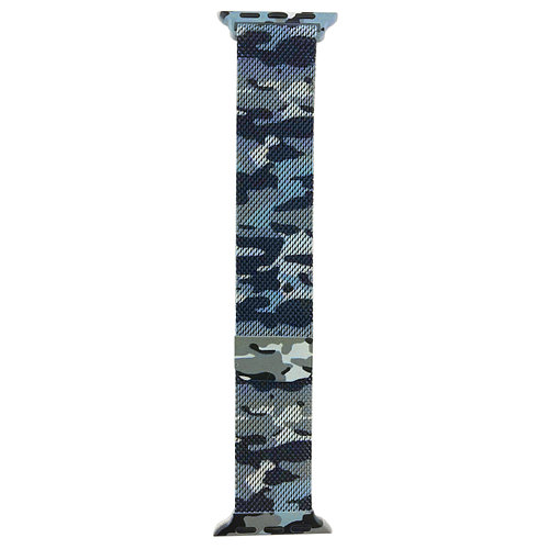 Ремінець Apple watch 42/44mm Milanese Loop military /blue/