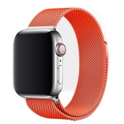 Ремінець Apple watch 42/44mm Milanese Loop /orange/