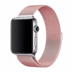Ремінець Apple watch 42/44mm Milanese Loop /pink sand/