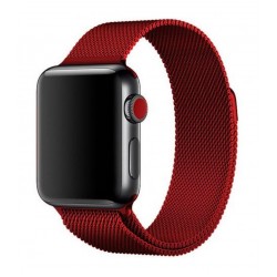 Ремінець Apple watch 42/44mm Milanese Loop /red/