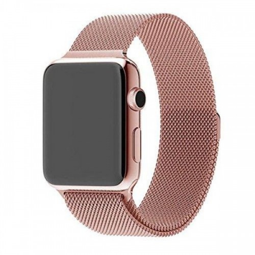 Ремінець Apple watch 42/44mm Milanese Loop /rose gold/