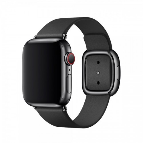 Ремінець Apple watch 42/44mm Modern Buckle Leather black /black/