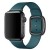 Ремінець Apple watch 42/44mm Modern Buckle Leather black /forest green/