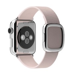 Ремінець Apple watch 42/44mm Modern Buckle Leather black /pink/