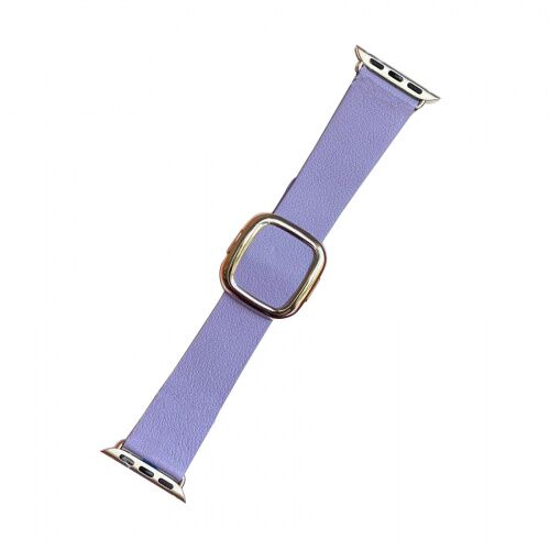 Ремінець Apple watch 42/44mm Modern Buckle Leather gold /glycine/