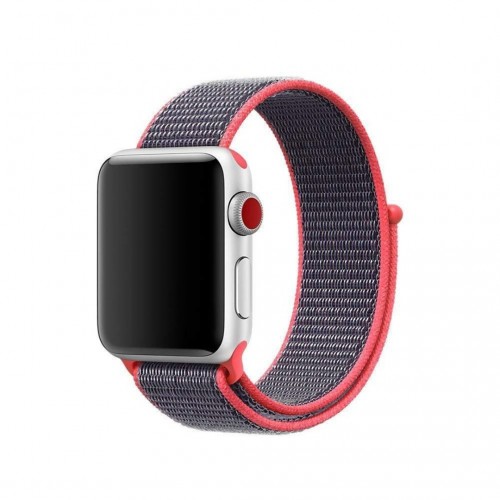 Ремінець Apple watch 42/44mm Nylon Sport Loop /blue coral/