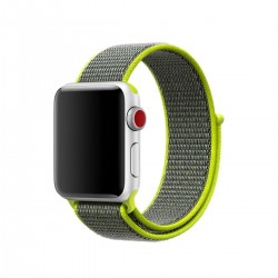 Ремінець Apple watch 42/44mm Nylon Sport Loop /flash olive/