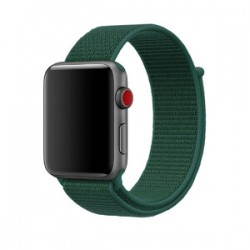 Ремінець Apple watch 42/44mm Nylon Sport Loop /forest green/