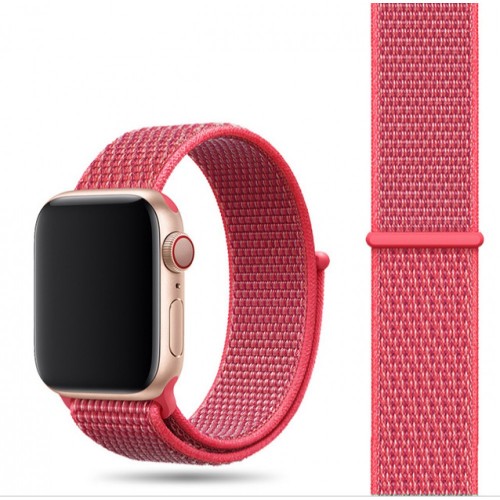 Ремінець Apple watch 42/44mm Nylon Sport Loop /hibiscus/