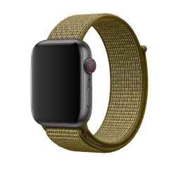 Ремінець Apple watch 42/44mm Nylon Sport Loop /olive green/