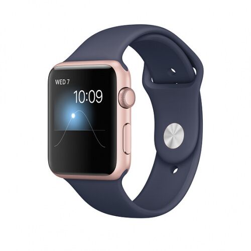 Ремінець Apple watch 42/44mm Sport Band /midnight blue/ S