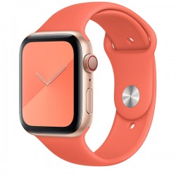 Ремінець Apple watch 42/44mm Sport Band /orange clementine/ S