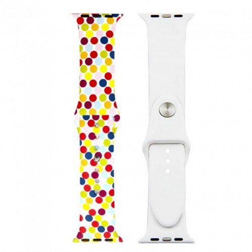 Ремінець Apple watch 42/44mm Sport Band picture /bubbles mix/ S
