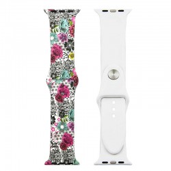 Ремінець Apple watch 42/44mm Sport Band picture /follower pink/ S