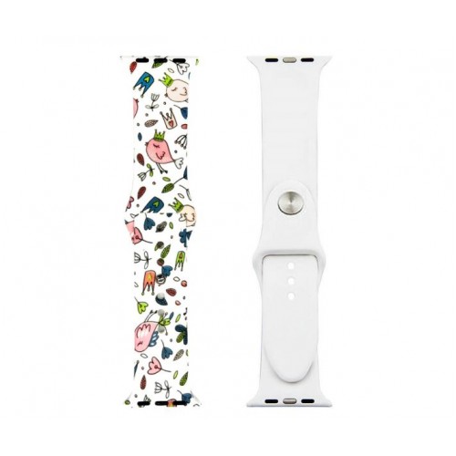 Ремінець Apple watch 42/44mm Sport Band picture /little bird/ S