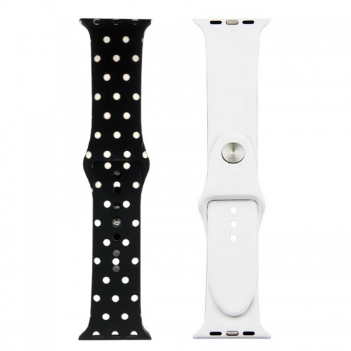 Ремінець Apple watch 42/44mm Sport Band picture /polka dot/ S