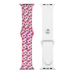 Ремінець Apple watch 42/44mm Sport Band picture /splinters purple/ S