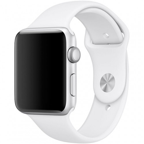 Ремінець Apple watch 42/44mm Sport Band /white/ S