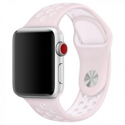 Ремінець Apple watch 42/44mm Sport Nike /barely rose-pearl pink/