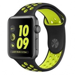 Ремінець Apple watch 42/44mm Sport Nike /black volt/