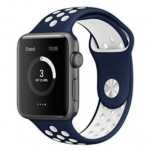 Ремінець Apple watch 42/44mm Sport Nike /blue white/