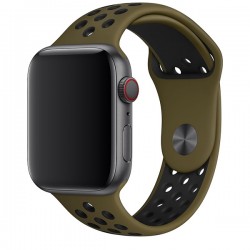 Ремінець Apple watch 42/44mm Sport Nike /olive black/