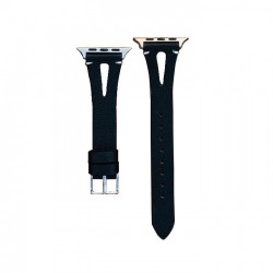 Ремінець Apple watch 42/44mm V-Leather /black/