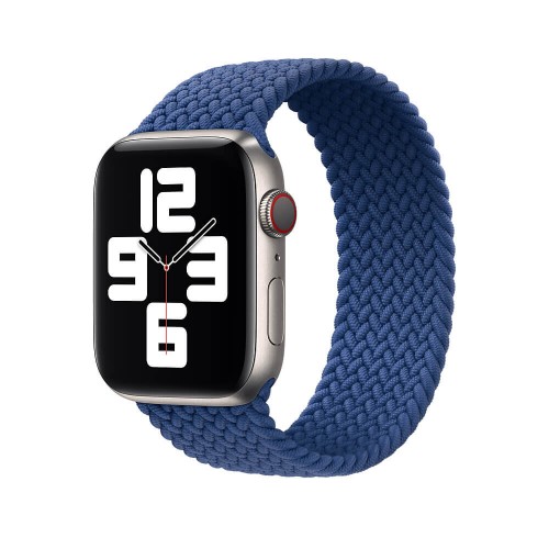 Ремінець Apple watch 42mm Braided Solo Loop /atlantic blue/ L