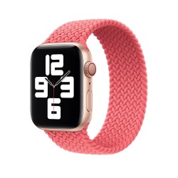Ремінець Apple watch 42mm Braided Solo Loop /pink punch/ M