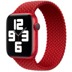 Ремінець Apple watch 42mm Braided Solo Loop /red/ (product) M
